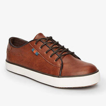 Load image into Gallery viewer, Tan Lace-Up Shoes (Older) - Allsport
