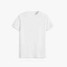 Load image into Gallery viewer, Grey/White 3 Pack Organic Cotton Rib T-Shirts (1.5-12yrs) - Allsport
