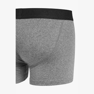 Khaki/Grey Pure Cotton A-Fronts Four Pack - Allsport