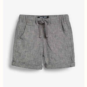 Linen Blend Pull-On Shorts (12mths-3yrs) - Allsport