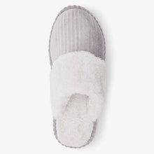 Load image into Gallery viewer, Grey Cord Mule Slippers - Allsport
