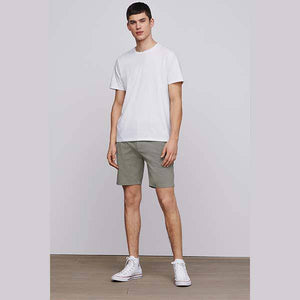 Light Khakie Slim Fit Stretch Chino Shorts - Allsport