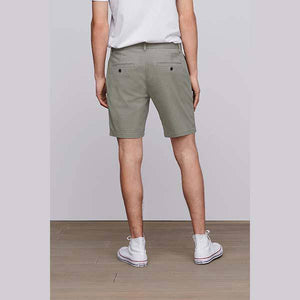 Light Khakie Slim Fit Stretch Chino Shorts - Allsport