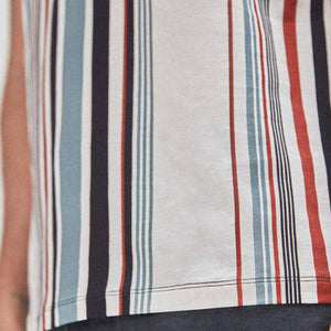 Vertical Stripe Regular Fit T-Shirt - Allsport
