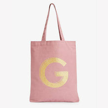 Load image into Gallery viewer, Pink Organic Cotton Reusable Monogram Bag For Life - Allsport
