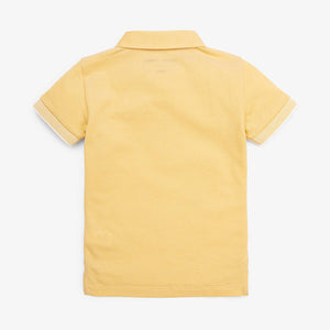 Yellow Yacht Short Sleeve Polo (3mths-5yrs) - Allsport