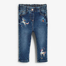 Load image into Gallery viewer, Unicorn Pull-On Jeans (3mths-6yrs) - Allsport

