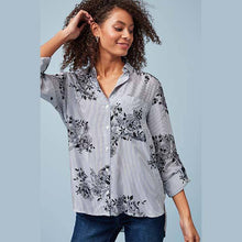 Load image into Gallery viewer, Floral Stripe Shirt - Allsport
