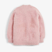Load image into Gallery viewer, Pink Fluffy Long Cardigan (3-12yrs) - Allsport
