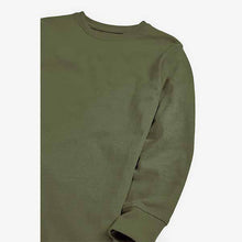 Load image into Gallery viewer, Khaki Long Sleeve Cosy T-Shirt (3-12yrs) - Allsport
