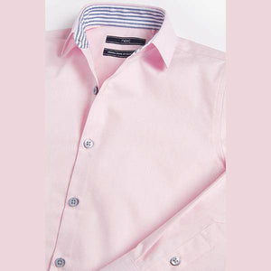 Pink Long Sleeve Smart Shirt (3-12yrs) - Allsport