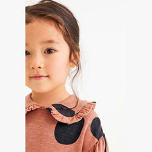 Load image into Gallery viewer, Ginger Spot Frill Collar Dress (3mths-6yrs) - Allsport
