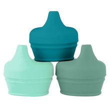 Load image into Gallery viewer, SNUG SPOUT Universal Silicone Sippy Lids 3pk -
