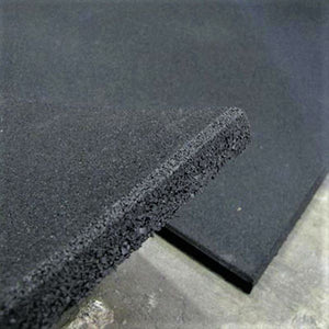 Black Rubber Tiles 1mx1m 15mm thickness - Allsport