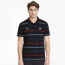 Load image into Gallery viewer, BMW MMS Striped Polo Pu.Blk - Allsport
