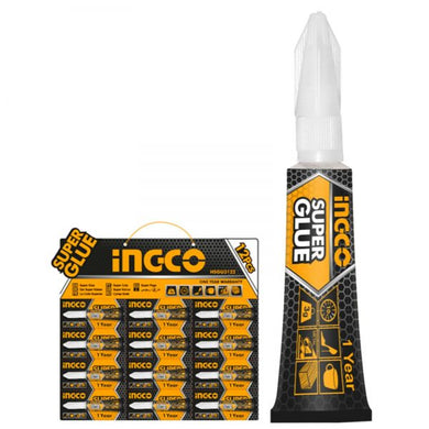 INGCO SUPER GLUE (INCLUDED 12 PCS) HSGU3122 - Allsport