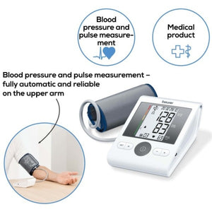 BEURER UPPER ARM BLOOD PRESSURE MONITOR BM28
