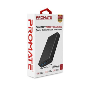Compact Smart Charging Power Bank with Dual USB Output - Allsport