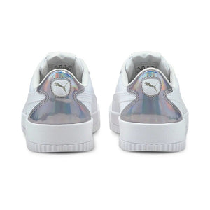 CARINA CREW IRIDESCENT WOMEN'S TRAINERS - White - Allsport