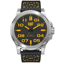 Load image into Gallery viewer, CATERPILLAR Chicago 3D Black Leather Strap Watch - Allsport
