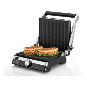 BLACK+DECKER 2000W Contact Grill (180o rotation) with detachable plates