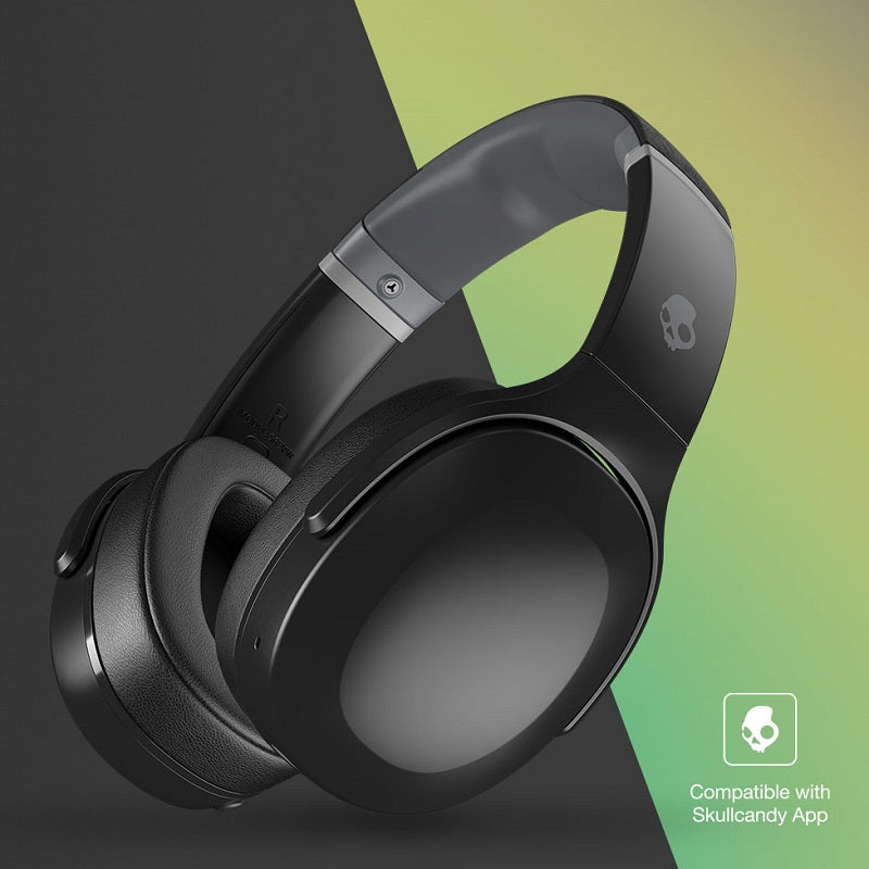 Skullcandy Crusher Evo Sensory Over-Ear Wireless Bass Headphones with  Personal Sound - Black