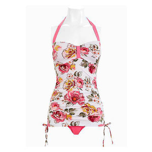 NR2 WHT FLOR TANKSU 18 SWIMSUITS - Allsport