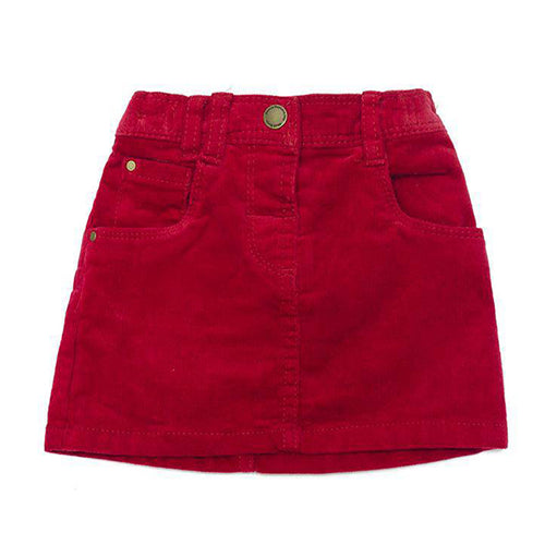 RED CORD SKIRT 6 to 9 MTHS CASUAL - Allsport