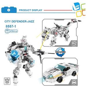 City Defender-JAZZ building blocks-476 pcs - Allsport
