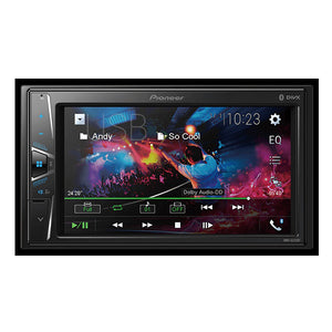 In-Dash Double-DIN Digital Media AV Receiver with 6.2" WVGA Touchscreen Display, Built-in Bluetooth, and Direct Control for Certain Android Phones