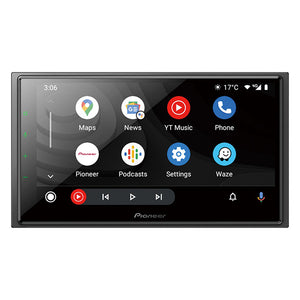 6.8" Capacitive Hi-Res MF AV Receiver with Wireless Apple CarPlay, Android Auto and Web Browsing