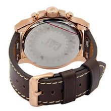 Load image into Gallery viewer, CATERPILLAR Chicago Rose Gold Brown Leather Chronograph Watch - Allsport
