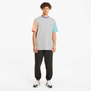 Downt.Pocket Tee Gry Vio - Allsport