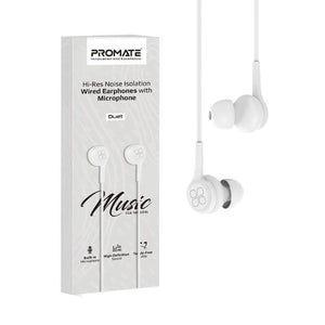 Hi-Res Noise Isolation Wired Earphones with Microphone - Allsport