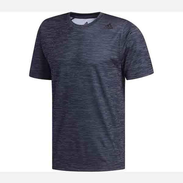 FREELIFT TECH FITTED STRIPED HEATHERED TEE - Allsport