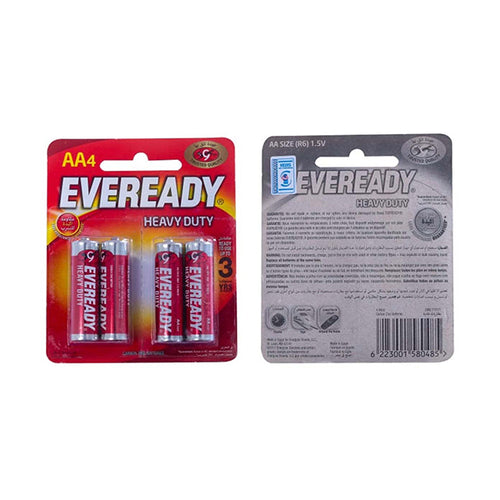 EVEREADY HEAVY DUTY AA X4_1015BP4 - Allsport