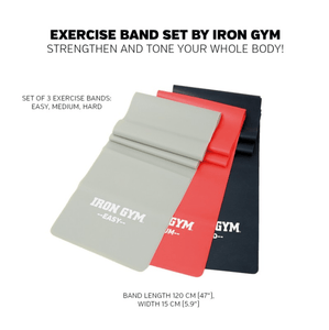 Iron Gym® Exercise Band Set (Set of 3) - Allsport