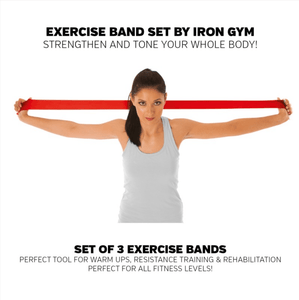 Iron Gym® Exercise Band Set (Set of 3) - Allsport