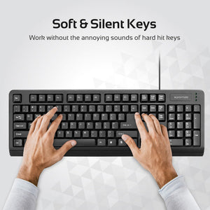 Professional Ergonomic Wired Keyboard