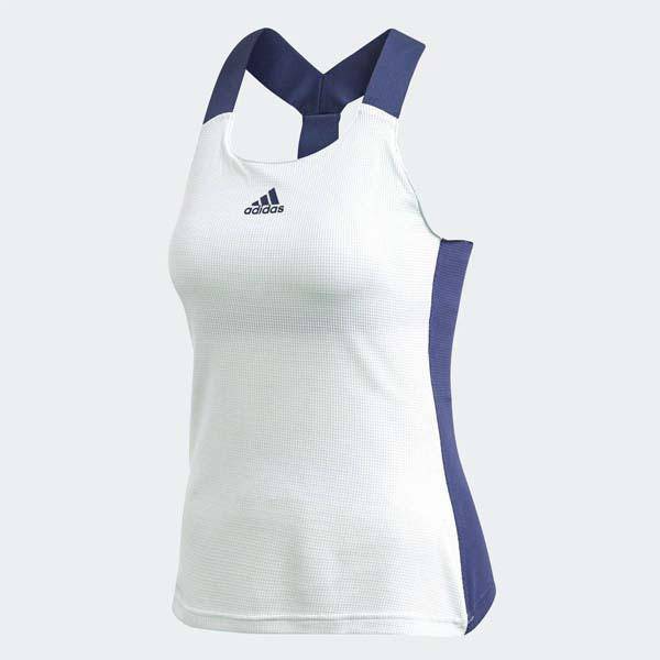 Adidas Women's HEAT.RDY Heat Ready Tennis Elastic Y Back Tank outlets Top XS