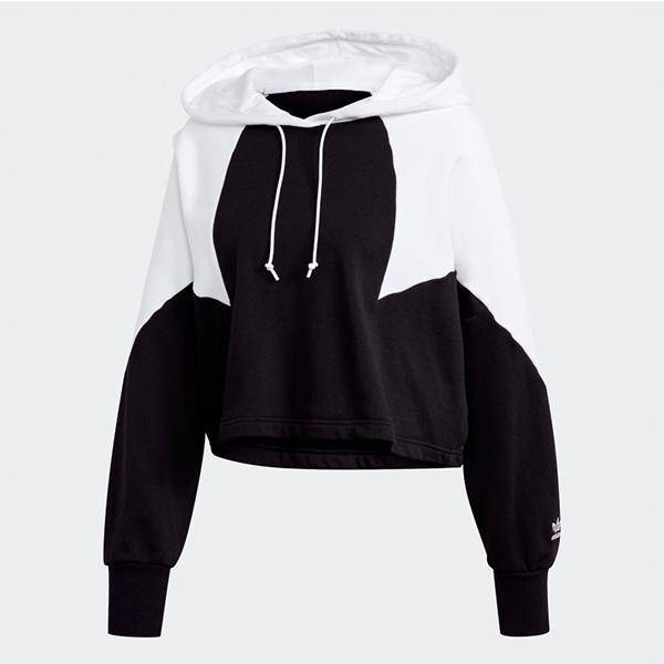 LARGE LOGO CROP HOODIE - Allsport