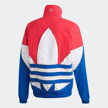 Load image into Gallery viewer, BIG TREFOIL OUTLINE WOVEN COLORBLOCK TRACK JACKET - Allsport

