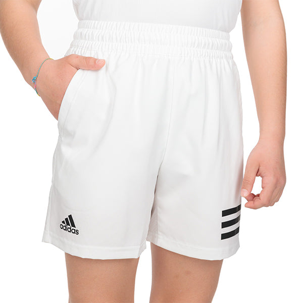 club tennis 3 stripes junior shorts