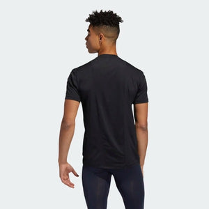 TECHFIT 3-STRIPES FITTED TEE - Allsport