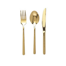 Load image into Gallery viewer, Pack of 3 gold cutlery - Allsport
