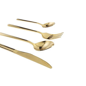 Golden cutlery 16 pieces