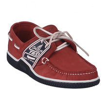 Load image into Gallery viewer, Men&#39;s Boat Shoes Leather Red
