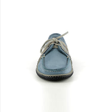 Load image into Gallery viewer, Men&#39;s Boat Shoes Blue Leather
