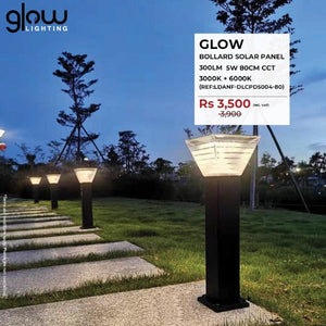 GLOW BOLLARD Solar Panel 80cm