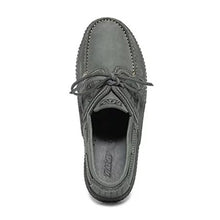 Load image into Gallery viewer, Men&#39;s Boat Shoes Grey Leather
